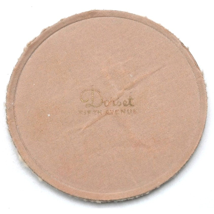 Vintage Dorset Fifth Avenue Compact 1950s Brass Enamel Eastern Star Fraternal