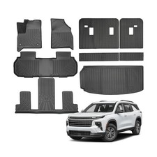 Floor Mats & Cargo Liner & Seatback Cargo Set Fit for 2025 2026 Buick Enclave...