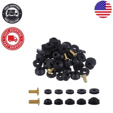 58PC Assorted Rubber Washers Brass Screws: Essential Faucet Repair Kit at Hand
