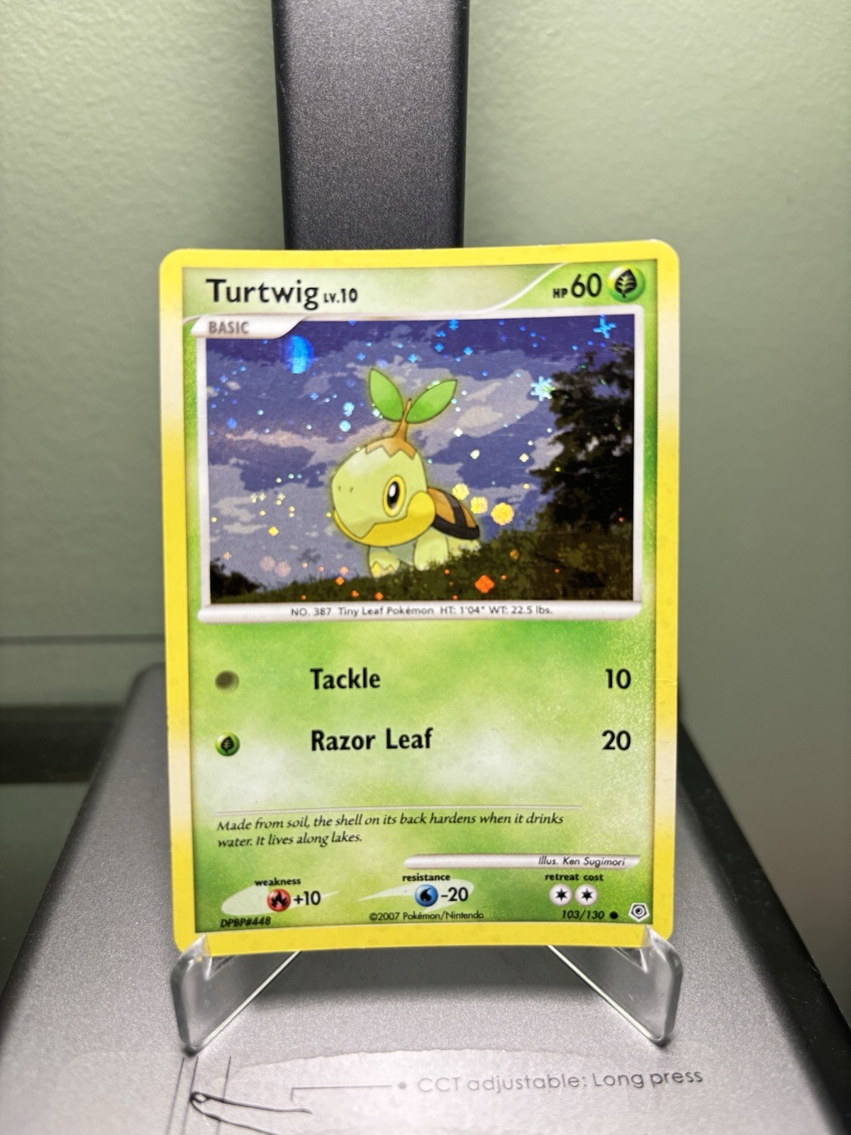 Pokémon TCG Turtwig English Holo Rare Diamond & Pearl 103/130