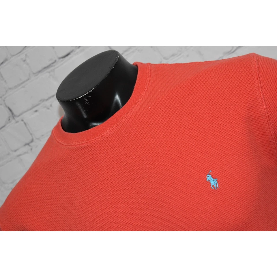 Camisa térmica Polo Ralph Lauren de algodón para hombre talla grande rosa rojizo manga corta Foto 2 de 4