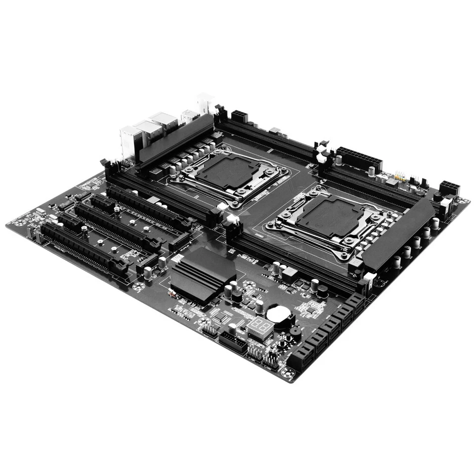 X99 Dual CPU Motherboard LGA 2011-3 DDR3 M.2 PCI-e 3.0 USB 3.0 - Xeon E5 V3/V4 - Image 3 of 4
