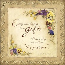 Ceramic Backsplash Tile Mural Inspirational Kitchen/Bathroom - The Present