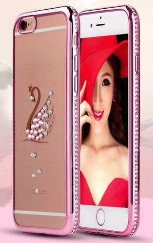 Luxury Crystal Diamond Bling Gel Case TPU Cover for iPhone 5 / iphone 6 / 6 Plus - Picture 5 of 11