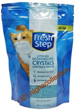 3 PACK Litter Box Deodorizing Crystals Scent Fresh Step 15 Oz 45 Oz Total Cat