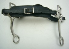 Hackamore aus schwarzem Leder cob