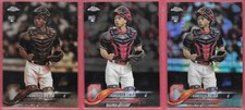 (3) ~ FRANCISCO MEJIA 2018 Topps Chrome ~ BASE, PRISM & SEPIA REFRACTOR RC's #92