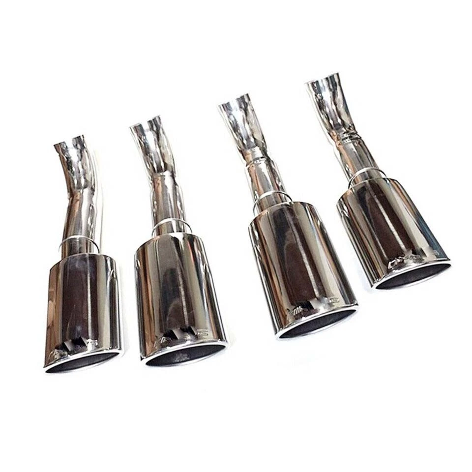 Puntas silenciadoras G63 G500 G550 doble escape logotipo 4 tubos G55 G550 2002-2025 nuevas Foto 2 de 4