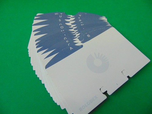 24 A-Z Rolodex Guide Index Tabs for Rolodex 3 x 5" Card File New - Picture 3 of 3