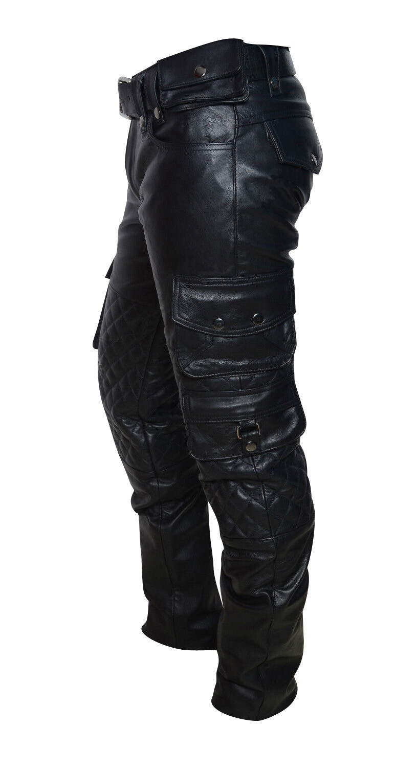 With Quilted Panels And Cargo Pockets Pants