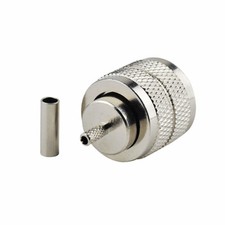 10pcs UHF PL-259 male plug straight crimp Connector for RG316 RG174 RG178 cable
