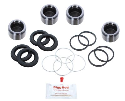 for TOYOTA 4 RUNNER III 2.7 FRONT Brake Caliper Rebuild Seal Repair Kit +Pistons