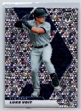 2021 Panini Mosaic Luke Voit Quick Pitch Silver Prizm Yankees Padres #73