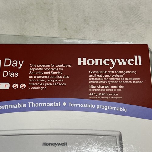 Honeywell Home 1-Week Programmable Thermostat Basic Schedule 24-Volt New - Picture 6 of 6