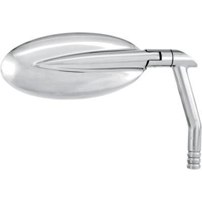 Performance Machine Oval Vision Series Mirror for Harley Models Chrome 