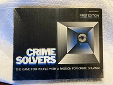 Vintage Crime Solvers Board Game First Edition 1986 Maruca Industries