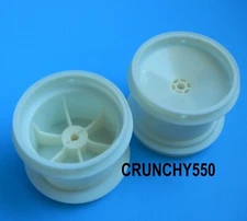 MRC 2.2" Rear Truck Wheels Pinned Rim NEW Vintage RC Part