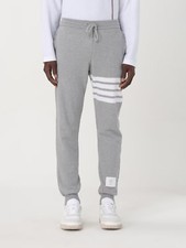 Thom Browne Casual Trousers Jogger Pant Sweatpant Fashion 4-BAR Stripe Gray