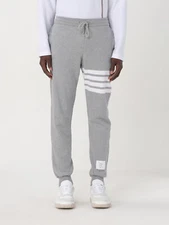 Thom Browne Casual Trousers Jogger Pant Sweatpant Fashion 4-BAR Stripe Gray