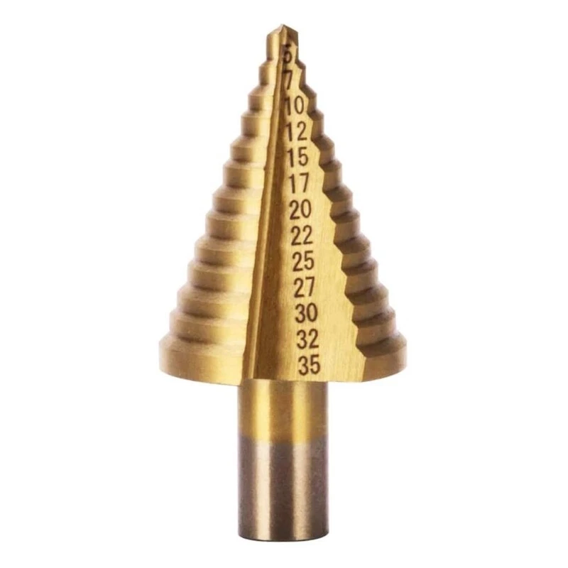 5 35mm Metric HSS for Coated Step Drill Bit for Wood Metal Hole