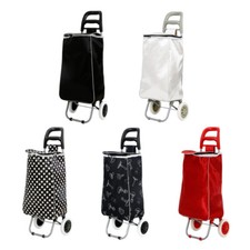 Panana Shopping Trolley Luggage Bag 2 Wheels Hard Wearing Foldaway Easy Storage