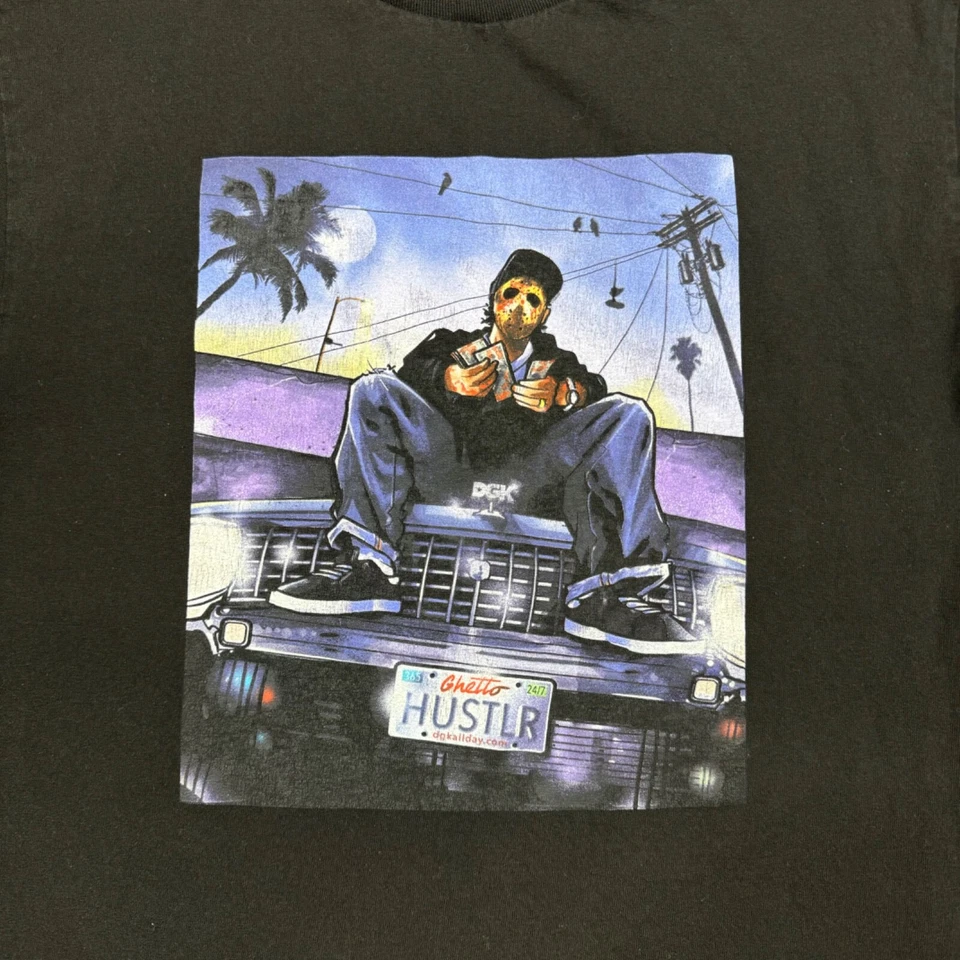 DGK Dirty Ghetto Kids Mens Shirt Black Medium M Short Sleeve Crew Neck Adults - image 4 of 4