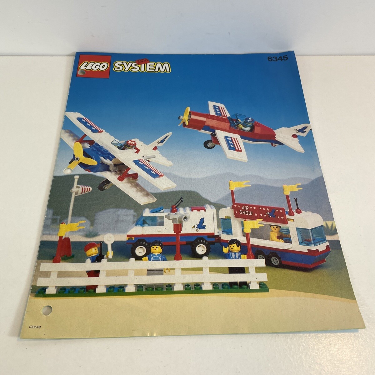 Lego Instruction Manual Only ) Booklet Aerial Acrobats 6345 1993