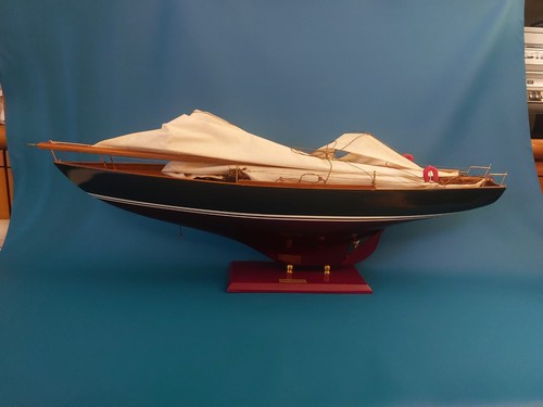 PENDUICK BARCA VELIERO IN LEGNO L70 X14 H86 - Foto 24 di 24