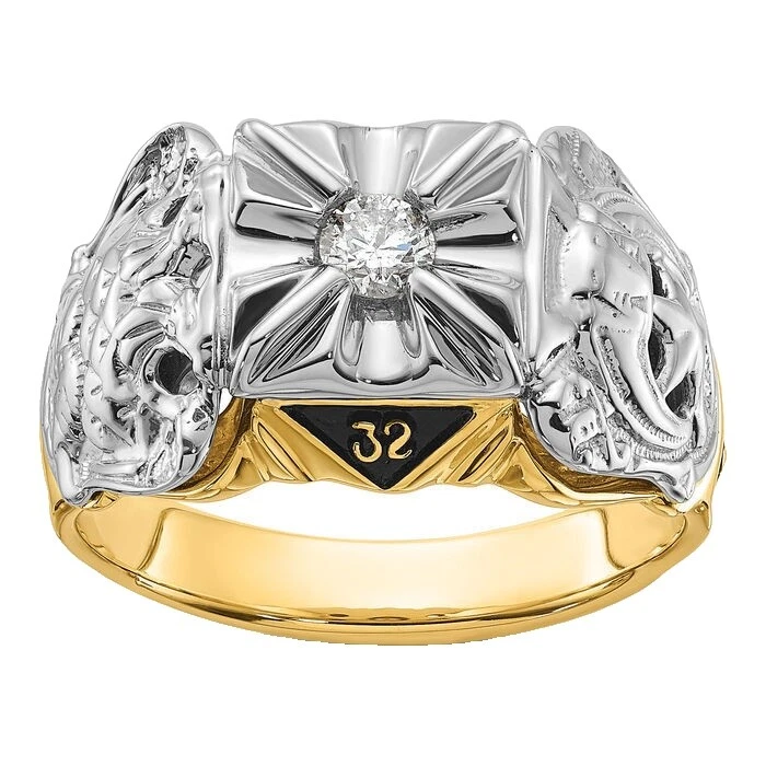 Anillos de sello Negro para Hombres