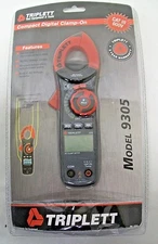 Triplett Model 9305 Compact Digital Clamp On Meter. New in Package