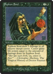 Syphon Soul Legends LP/EX Black Common MAGIC THE GATHERING