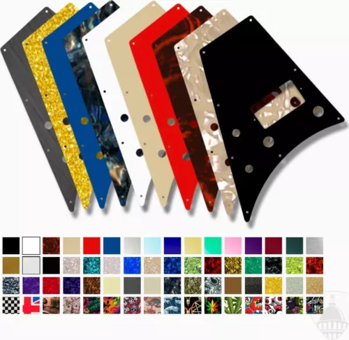 WD Custom Pickguard For Left Hand Gibson 2011 Flying V Melody Maker