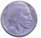 1925 P Buffalo Five Cents 5 Cent 5C NICKEL GOOD GRADE WORN DATE KM#134 EB#2821.2