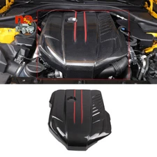 Replace Dry Carbon Car Engine Cover Decorate Trim For Toyota GR Supra A90 19-22