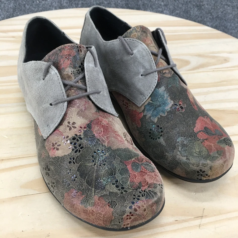 Zapatos Aetex para mujer 8,5 Erin Oxford multicolor cuero con cordones parte superior baja cómodos Foto 3 de 4