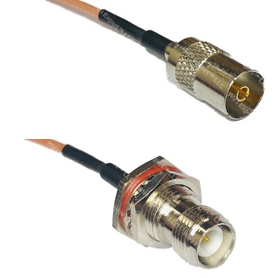 RG316 DVB TV Pal Female to RP-TNC FEMALE BULKHEAD RF Cable Rapid-SHIP LOT