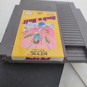 Rock 'n' Ball (Nintendo Entertainment System) NES Cartridge & Manual Sleeve