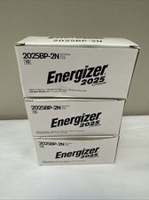 60X Energizer 2025 Lithium Button Watch Batteries Exp 2033  30-2 Pks 2025BP-2N