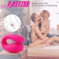 Anal Clit Vibrator Sex Toy G-Spot Dildo RABBIT Massager Women Adult Couples Pink