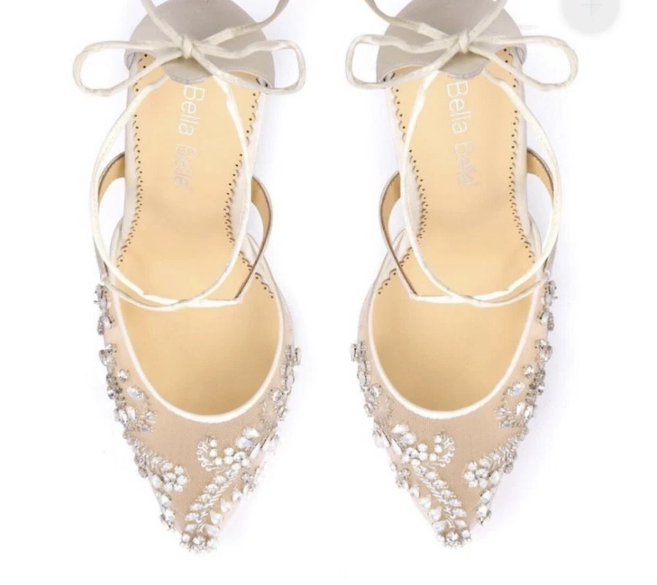Bella Belle FLORENCECrystal Embellished Heels Size 8 - Image 2 of 4
