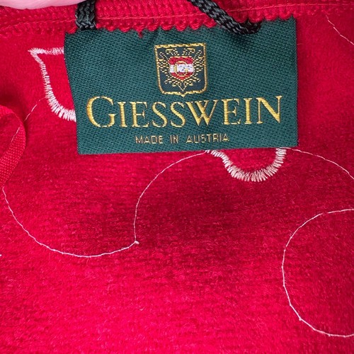 Giesswein Women's Wool Embroidered Cardigan Heart Jacket Button Front Size 10 - Picture 5 of 10