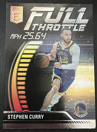 2023-24 Panini Donruss Elite #9 Stephen Steph Curry Full Throttle Warriors - Bild 1 von 2