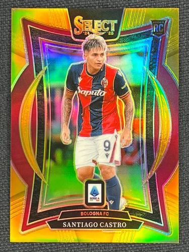 2024-25 Select Serie A Terrace Gold #29 Santiago Castro RC Rookie 10/10