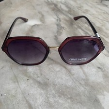 Nine West Crystal Burgundy SR0921 Sunglasses