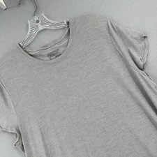 Patagonia Glorya Short Sleeve Tee Women’s XL Shimmer Gray Tulip Sleeve 54715