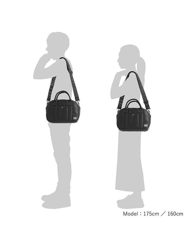 PORTER TANKER BOSTON BAG Black 622-19838 Unisex Yoshida & Co