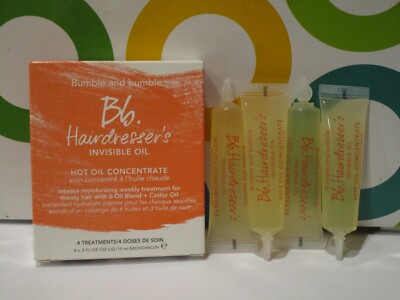BUMBLE AND BUMBLE ~ BB. HAIRDRESSERS INVISIBLE OIL ~ 4 TREATMENTS BOXED