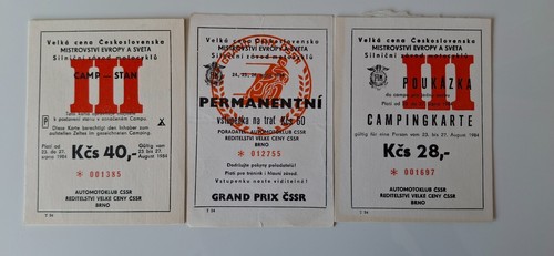 Rennprogramm Motorrad Grand Prix Brünn CSSR 1984 gebraucht - Bild 2 von 5