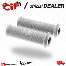 MANOPOLE MANIGLIE MANUBRIO GOMMA GRIGIE PER PIAGGIO VESPA GL 150 GS 160 SS 180 c