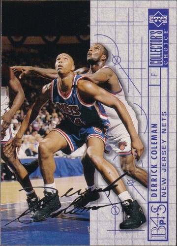 1994-95 Upper Deck Collector's Choice Silver Signature #388 - Derrick Coleman - Bild 1 von 2